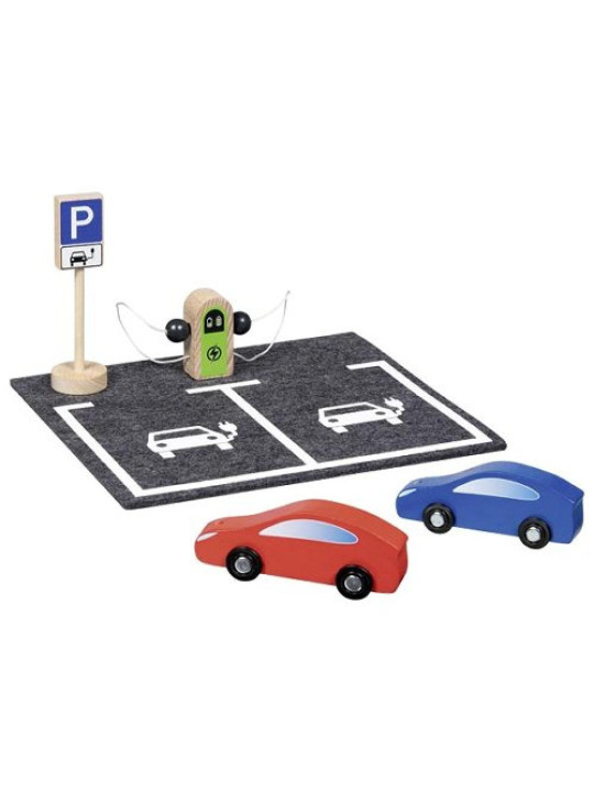 E-charging station PowerLoad, with 2 vehicles