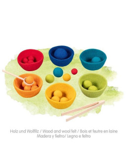 Color sorting game Sorterino