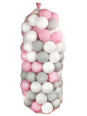 Piłki 7cm - 100 szt MIX 3 kolory GIRL