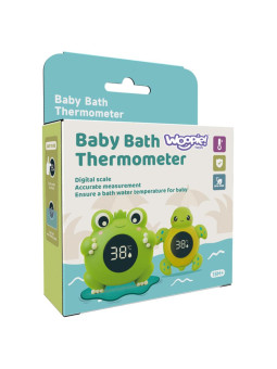 WOOPIE BABY Termometr do Kąpieli 2w1 Mierzenia Temperatury Wody i Pomieszczenia Żółwik