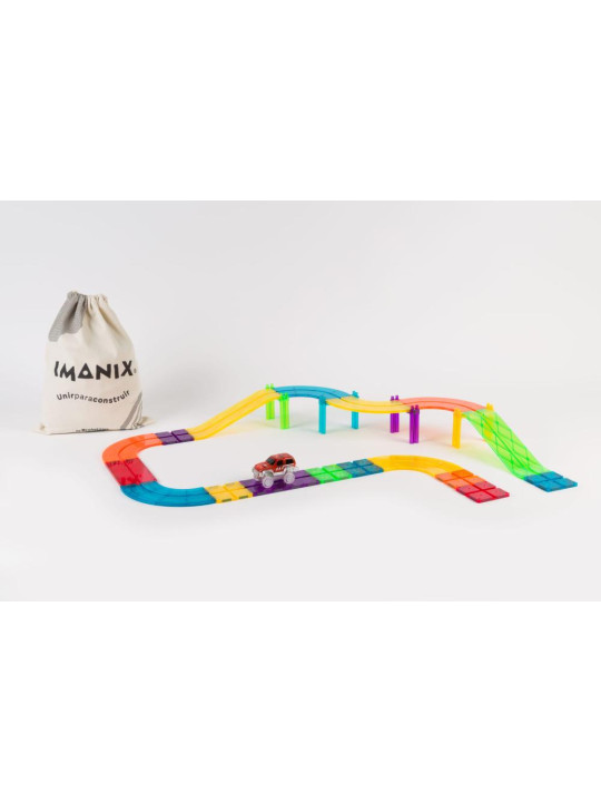 Imanix klocki magnetyczne SPEEDWAY 22 elem. 350022