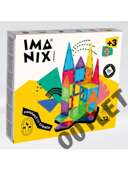 Imanix klocki magnetyczne CLASSIC 32 elem. 350032