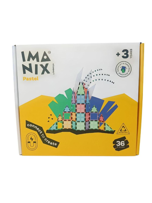 Imanix klocki magnetyczne PASTEL 36 elem. 350037