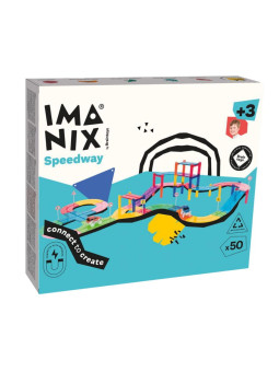 Imanix klocki magnetyczne SPEEDWAY 50 elem. 350050