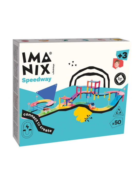 Imanix klocki magnetyczne SPEEDWAY 50 elem. 350050