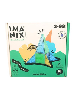 Imanix klocki magnetyczne GLOW 16 elem. 350116