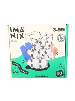 Imanix klocki magnetyczne CLEAR 20 elem. 350120