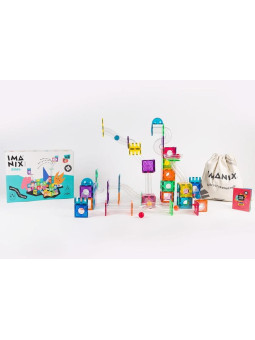 Imanix klocki magnetyczne SLIDE 134 elem. 350134