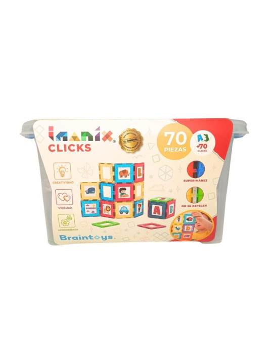 Imanix klocki magnetyczne CLICKS 140 elem. 350140