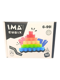 Imanix klocki magnetyczne CUBIX 50 elem. 350155
