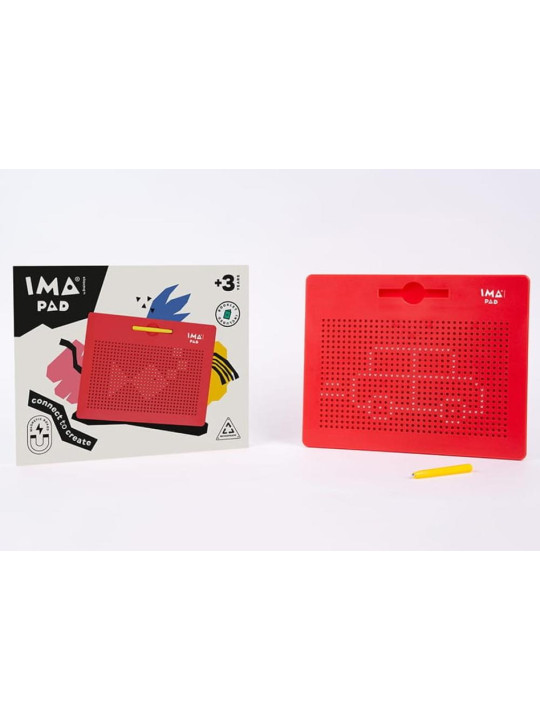 Imanix tablica magnet. IMAPAD czerwona 350201
