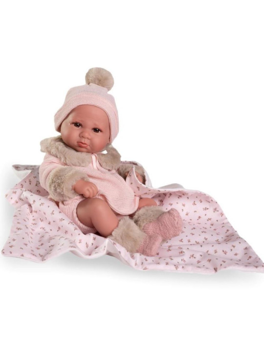 Lalka Luca z kocykiem Antonio Juan 50422 - Dziewczynka, 42 cm, Brzuszek: Winylowy, Kolor oczu: Niebieski Lalka Luca z kocykiem Antonio Juan 50422 - Dziewczynka, 42 cm, Brzuszek: Winylowy, Kolor oczu: Niebieski