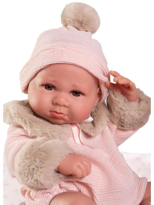 Lalka Luca z kocykiem Antonio Juan 50422 - Dziewczynka, 42 cm, Brzuszek: Winylowy, Kolor oczu: Niebieski Lalka Luca z kocykiem Antonio Juan 50422 - Dziewczynka, 42 cm, Brzuszek: Winylowy, Kolor oczu: Niebieski