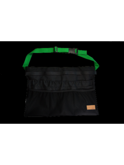 Organizer animatora duży czarny z zielonym paskiem