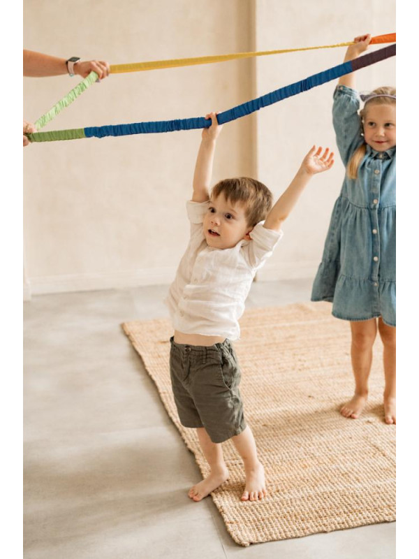 Guma sensoryczna animacyjna tęczowa AKSON