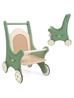 CLASSIC WORLD Drewniany Wózek Vintage dla Lalek