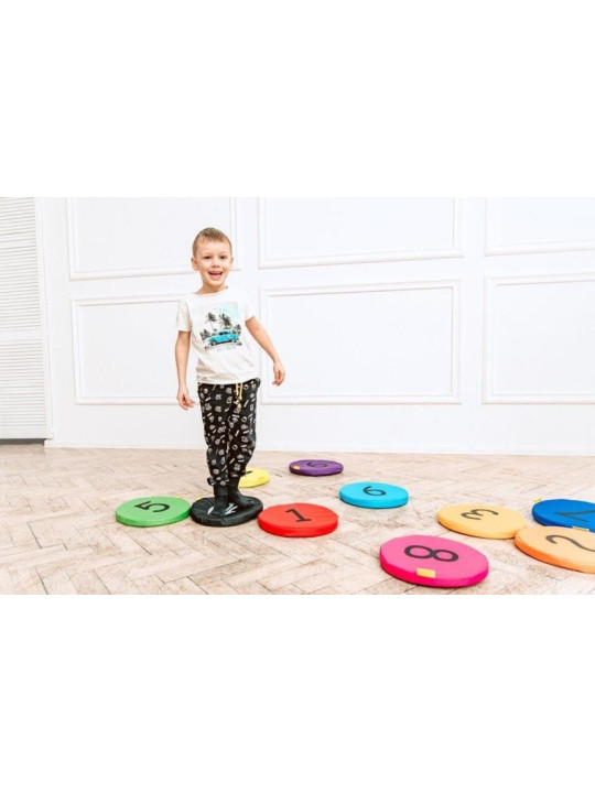 Poduszki KODURA 3 cm zestaw Liczby 21-30 zestaw 10 szt. AKSON
