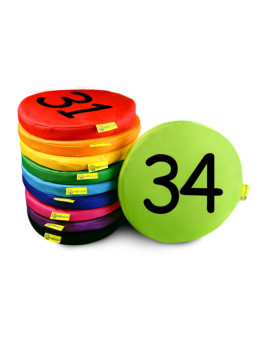 Poduszki KODURA 3 cm zestaw Liczby 31-40 zestaw 10 szt. AKSON