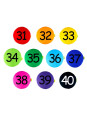 Poduszki KODURA 3 cm zestaw Liczby 31-40 zestaw 10 szt. AKSON Poduszki KODURA 3 cm zestaw Liczby 31-40 zestaw 10 szt. AKSON