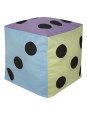 Kostka edukacyjna pastelowa XXL Kropki