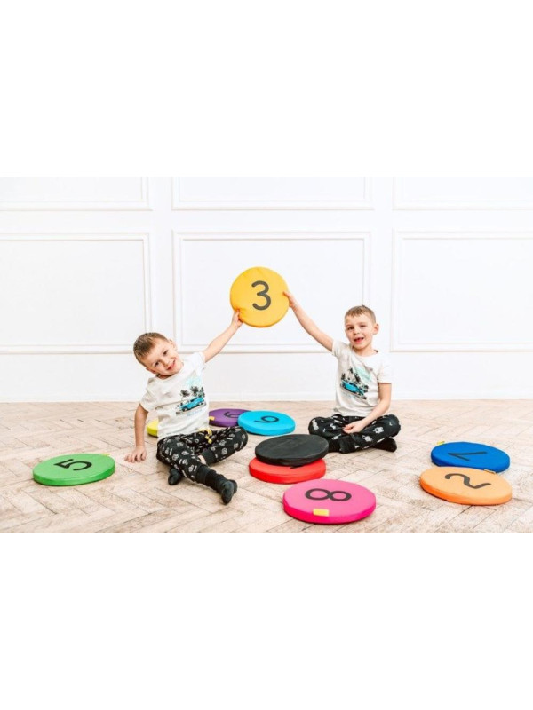 Poduszki EKOSKÓRA 3cm zestaw Liczby 31-40 zestaw 10 szt. AKSON