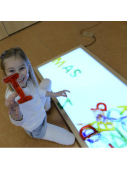 MASTERKIDZ Kwadratowy Panel Świetlny LED Kolorowy + Zestaw Akcesoriów