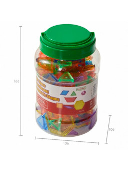 MASTERKIDZ Kwadratowy Panel Świetlny LED Kolorowy + Klocki Montessori Mozaika 140 el.