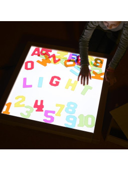 MASTERKIDZ Panel Skrzynia LED Sensoryczna + Zestaw Akcesoriów