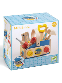 Drewniana skrzynka z narzędziami DJ06649