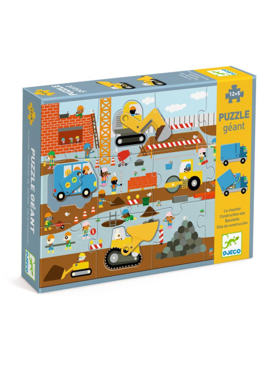 Puzzle kartonowe gigant PLAC BUDOWY DJ07167 Puzzle kartonowe gigant PLAC BUDOWY DJ07167