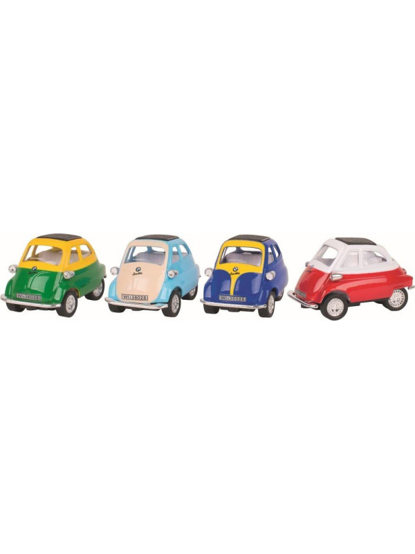 Metalowy pojazd dla dieci BMW-Isetta w skali 1:38