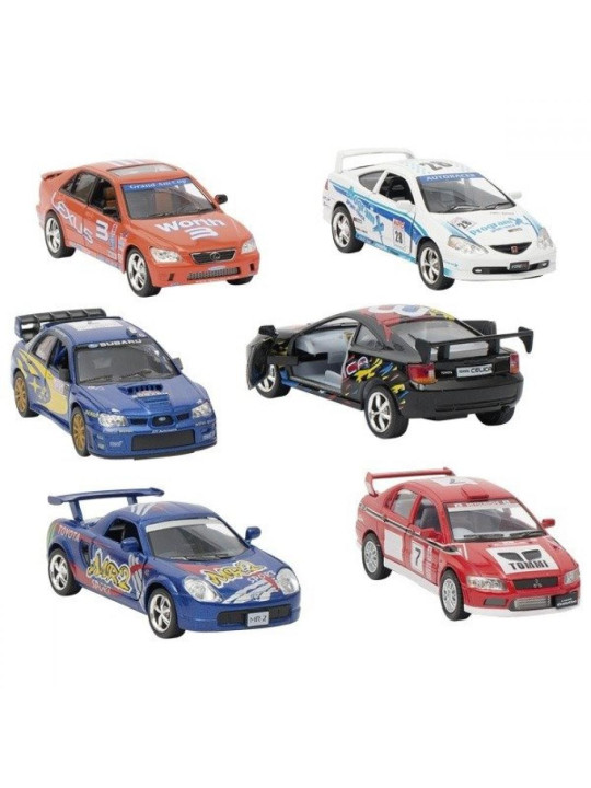Metalowy pojazd z napędem, Street racers, 1:36