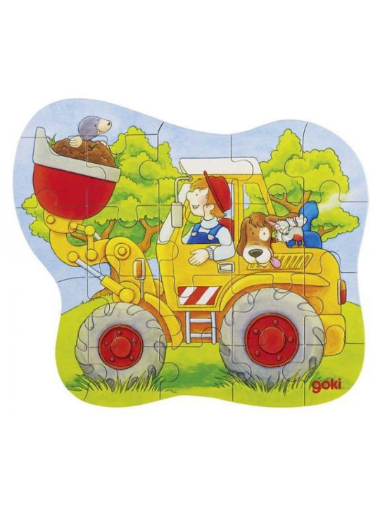 Puzzle konturowe, 3 wzory