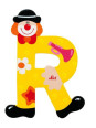 Drewniana literka. Klaun "R", Sevi Drewniana literka. Klaun "R", Sevi