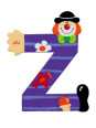 Drewniana literka. Klaun "Z", Sevi Drewniana literka. Klaun "Z", Sevi