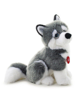 Maskotka dla dzieci. Piesek husky, 34 cm, Trudi