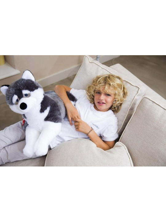 Maskotka dla dzieci. Piesek husky, 34 cm, Trudi