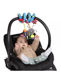 Zabawki edukacyjne dla niemowląt. Spirala na łóżeczko, Whoozit, Manhattan Toy