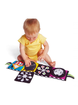 Zabawka dla niemowląt, miękka książeczka. Uśmiech dziecka, Manhattan Toy