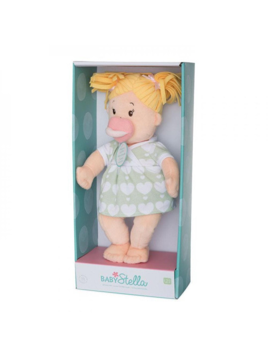 Przytulanki dla dzieci, lalki. Blondynka ze smoczkiem, Manhattan Toy, Baby Stella