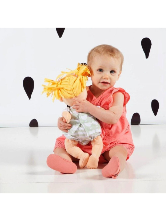 Przytulanki dla dzieci, lalki. Blondynka ze smoczkiem, Manhattan Toy, Baby Stella