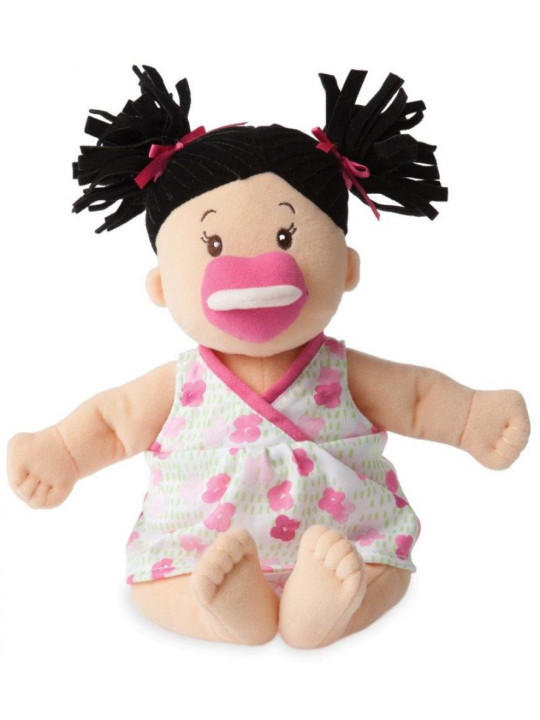 Przytulanki dla dzieci, lalki. Brunetka ze smoczkiem, Manhattan Toy, Baby Stella