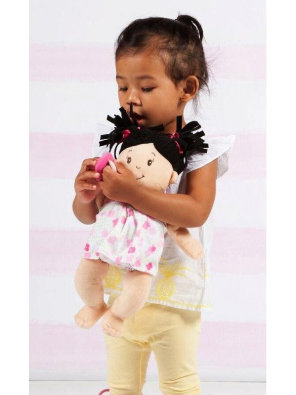 Przytulanki dla dzieci, lalki. Brunetka ze smoczkiem, Manhattan Toy, Baby Stella