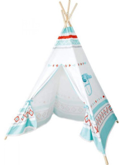 Namiot Wigwam tipi do zabawy dla dzieci small foot design - namiot do pokoju dla 4 latka, namiot indiański do zabawy