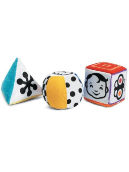 Zabawka dla niemowląt. Sensoryczne kształty, Manhattan Toy