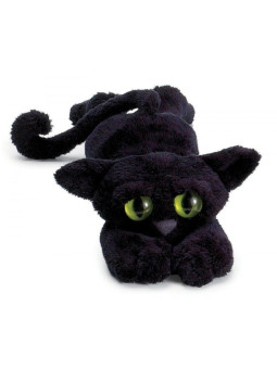 Pluszak dla dzieci. Czarny kot z dużymi oczami, Manhattan Toy