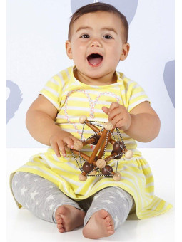 Zabawka dla niemowląt. Brązowa forma Manhattan Toy