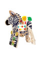 Kostka edukacyjna Safari z zebrą Manhattan Toy Kostka edukacyjna Safari z zebrą Manhattan Toy