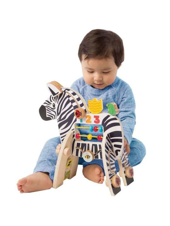 Kostka edukacyjna Safari z zebrą Manhattan Toy
