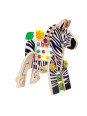 Kostka edukacyjna Safari z zebrą Manhattan Toy Kostka edukacyjna Safari z zebrą Manhattan Toy
